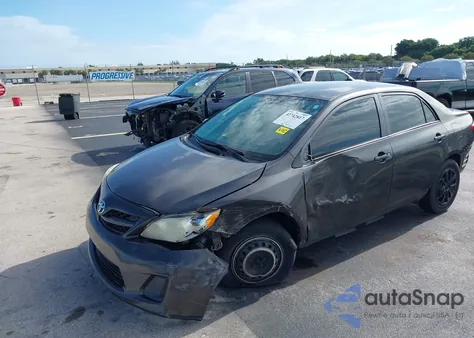 2012 Toyota Corolla L из США, поврежденный, VIN 2T1BU4EE8CC877404